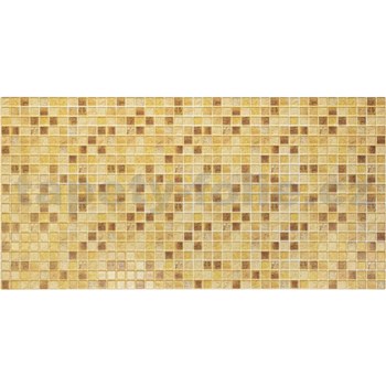Obkladové panely 3D PVC rozmer 955 x 480 mm mozaika s dekorom béžová - POSLEDNÉ KUSY