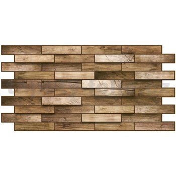 Obkladové panely 3D PVC rozmer 980 x 480 mm obklad dub rustikal