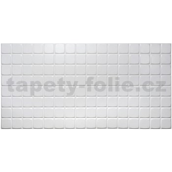 Obkladové panely 3D PVC rozmer 960 x 480 mm mozaika biela malá