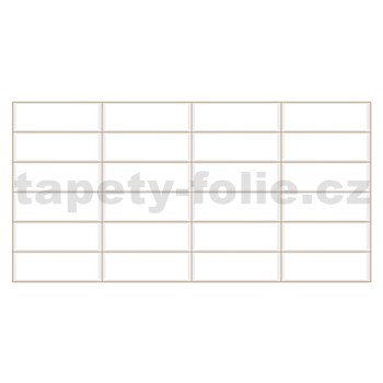 Obkladové panely 3D PVC rozmer 955 x 480 mm obklad biely, béžová škára