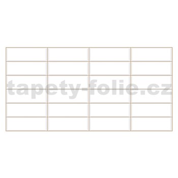 Obkladové panely 3D PVC rozmer 955 x 480 mm obklad biely, béžová škára