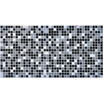 Obkladové 3D PVC panely rozmer 955 x 480 mm mozaika čierna