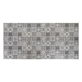 Obkladové panely 3D PVC rozmer 964 x 480 mm dlaždice čierno-biele malé
