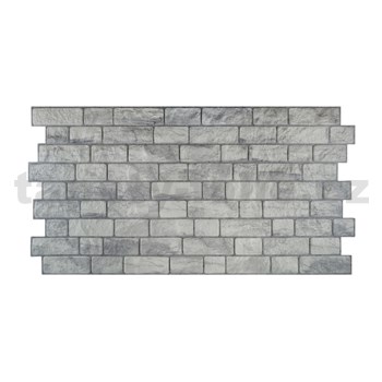 Obkladové panely 3D PVC ukladaný kameň sivo-biely rozmer 955 x 480 mm