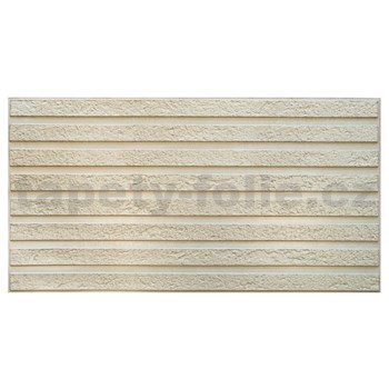 Obkladové panely 3D PVC  lamely pieskové rozmer 970 x 500 mm