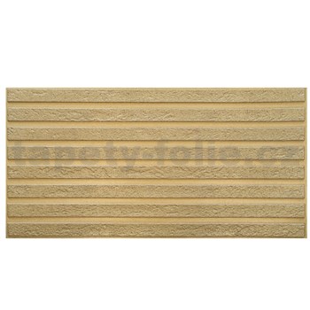 Obkladové panely 3D PVC  lamely pieskové rozmer 970 x 500 mm - POSLEDNÉ KUSY