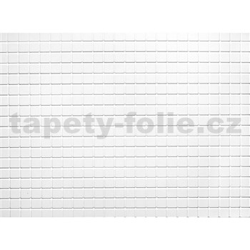 Obkladové panely 3D PVC rozmer 440 x 580 mm mozaika biela matná