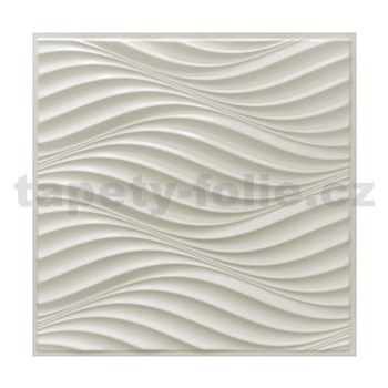 Obkladové panely 3D PVC rozmer 595 x 595 mm, hrúbka 0,6mm, PORTU 3D - POSLEDNÉ KUSY