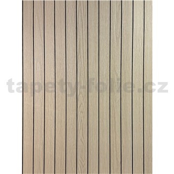 Samolepiace lamely na stenu na penovom podklade svetlo hnedé rozmer 280 x 60 cm