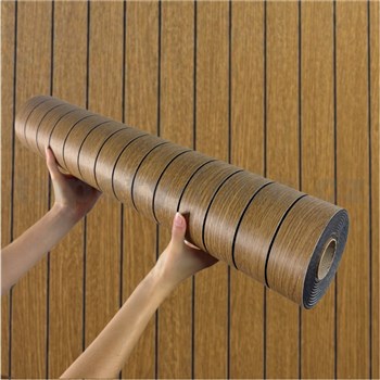 Samolepiace lamely na stenu na penovom podklade tmavo hnedé rozmer 280 x 60 cm