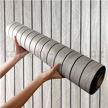 Samolepiace lamely na stenu na penovom podklade svetlo sivé rozmer 280 x 60 cm