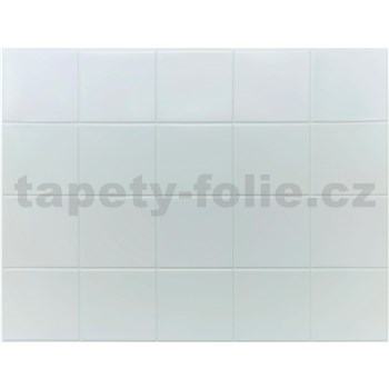 Obkladové panely 3D PVC rozmer 440 x 580 mm obklad malý biely