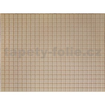 Obkladové panely 3D PVC rozmer 440 x 580 mm mozaika hnedá