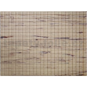 Obkladové panely 3D PVC rozmer 440 x 580 mm mozaika hnedá s žíhaním
