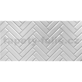 Obkladové panely 3D PVC rozmer 960 x 480 mm obklad biely