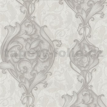 Vliesové tapety Studio Line - Opulent zámocké ornamenty svetlo hnedé s leskom - POSLEDNÉ KUSY