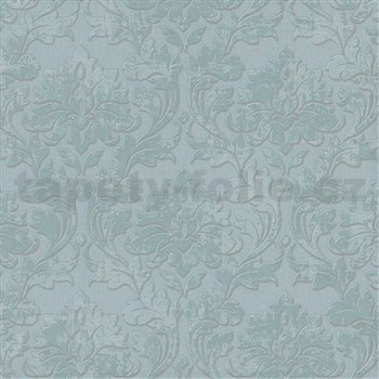 Vliesové tapety IMPOL Timeless ornamenty zelené so striebornými trblietkami