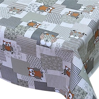 Obrusy návin detský - sovičky 20 m x 140 cm