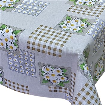 Obrusy návin margarétky 20 m x 140 cm