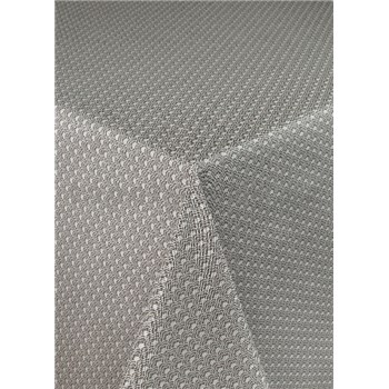 Obrusy návin 20 m x 140 cm pletený vzor hnedý s textilnou štruktúrou