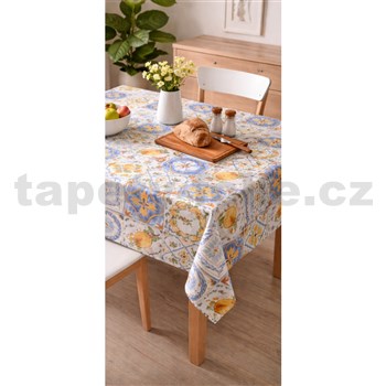 Obrusy návin Sicílska majolika 20 m x 140 cm