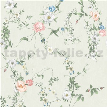 Papierové tapety na stenu vlčie maky na stonkách