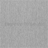 Vliesové tapety na stenu GMK Fashion for walls  5 textilná štruktúra strieborná