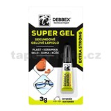 Sekundové gelové lepidlo SUPER GEL 3g