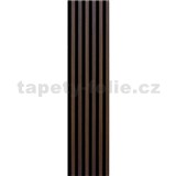 Panel obkladový akustický 3D dub dub tmavý, 20x300x2700mm, bal.0,81m2