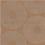 Vliesové tapety na stenu Desert Lodge kruhy hnedé- POSLEDNÉ KUSY