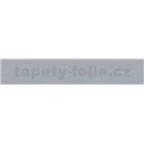 Samolepiace bordúry jednobarevná strieborně sivá 10 m x 4 cm - POSLEDNÝ KUS