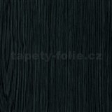ZVYŠKOVÁ METRÁŽ - samolepiace tapety - drevo čierné 90 cm
