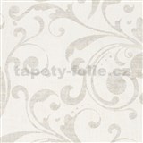 Tapety na stenu La Veneziana - barokový vzor svetlo hnedý - POSLEDNÉ KUSY