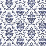 Samolepiace tapety ornamenty modré - metráž, šírka 67,5 cm, návin 15m,