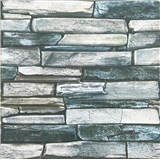 Samolepiace penové 3D panely rozmer 70 x 77 cm, ukladaný kameň zelený