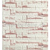 Samolepiace penové 3D panely rozmer 70 x 77 cm, kameň krémový