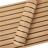 Samolepiace panely na stenu lamely na penovom podklade hnedé rozmer 270 x 48,5 cm