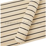 Samolepiace panely na stenu lamely na penovom podklade svetlo hnedé rozmer 270 x 48,5 cm