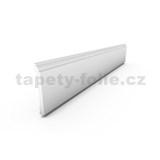 Podlahová lišta soklová EXCLUSIVE W-11, 200 x 1,1 x 8 cm
