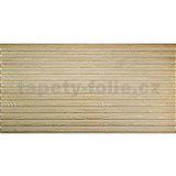 Obkladové panely 3D XPS drevený obklad zlato-béžový rozmer 100 x 50 cm