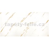 Obkladové panely 3D XPS mramor bielo-zlatý rozmer 100 x 50 cm