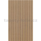 Samolepiace lamely na stenu na penovom podklade hnedé rozmer 100 x 60 cm - 2. akosť, 8 kusov