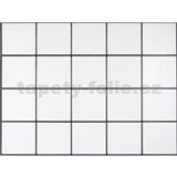 Obkladové panely 3D PVC rozmer 440 x 580 mm obklad malý s hnedou škárou