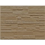 Obkladové panely 3D PVC rozmer 440 x 580 mm ukladaný kameň hnedý