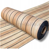 Samolepiace lamely na stenu na penovom podklade hnedé rozmer 300 x 40 cm