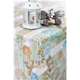 Obrus metráž vianočný motív VI.