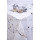 Obrus metráž Romantic - POSLEDNÉ METRY