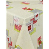 Obrus metráž maliny - POSLEDNÉ METRY