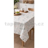 Obrus metráž lúčne kvety a bylinky