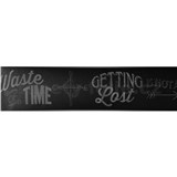 Vinylové bordúry na stenu Waste of Time rozmer 13,25 cm x 5 m
